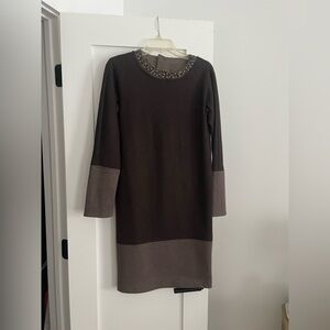 MaxMara Virgin Wool Knee-Length Dress